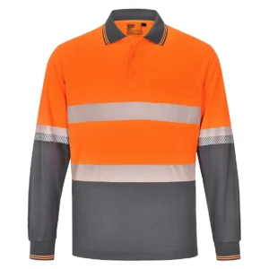 Unisex CoolDry D/N L/S Hi-vis Polo