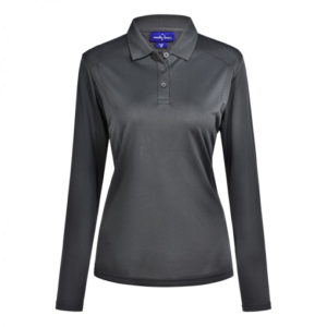 AIW Ladies L/S Bamboo Polo