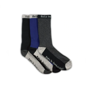 bata work socks dark