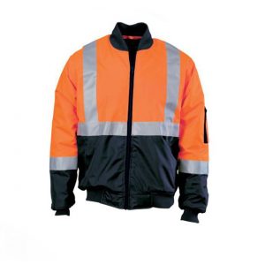 dnc day and night bomber jacket orange