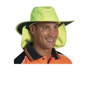 dnc hi vis hat with flap