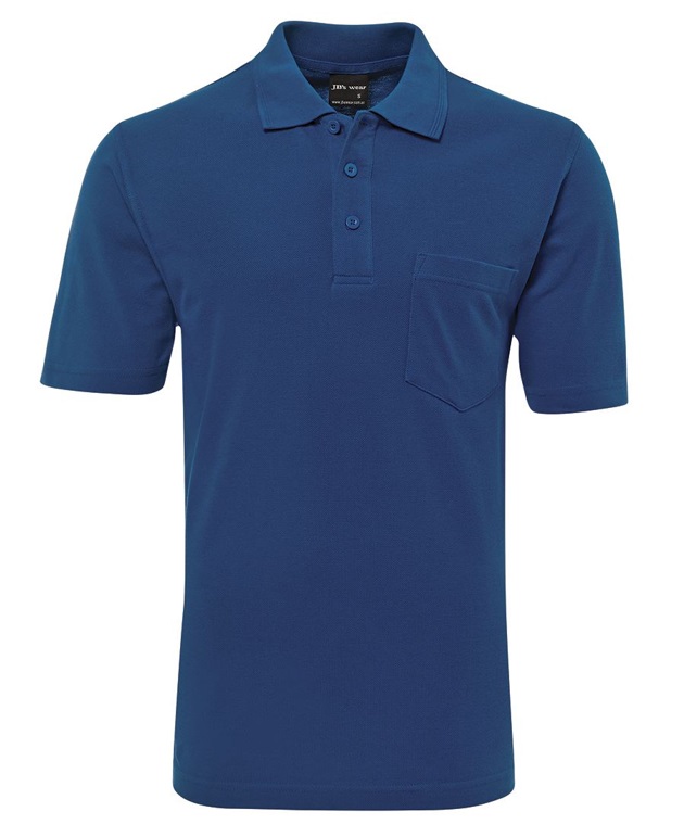 jbs pocket polo royal blue