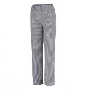 jbs ladies elasticated chefs pants checkered