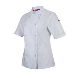 JB's Ladies S/S Snap Button Chef Jacket