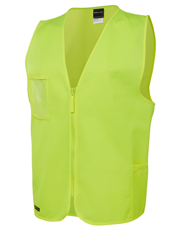 JB's Safety Zip Vest - Lime