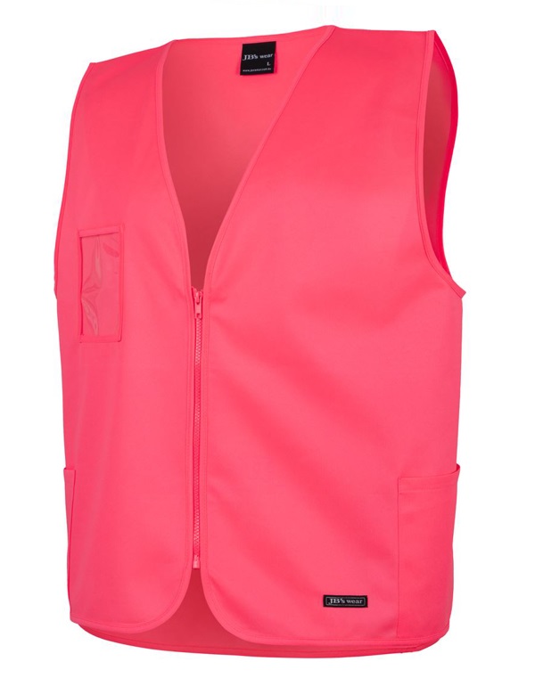 JB's Safety Zip Vest - Pink