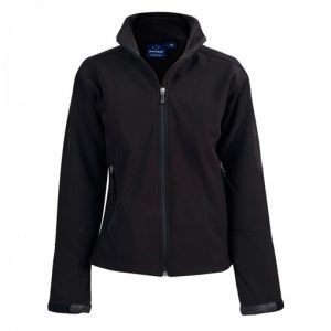 ladies softshell jacket black