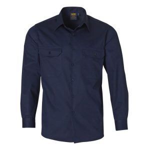 long sleeve work shirt navy