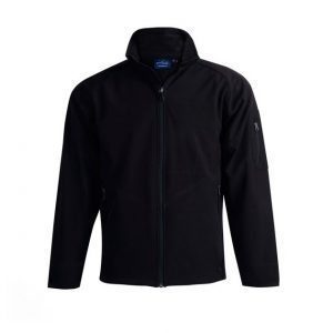 mens softshell jacket black