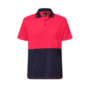 WorkCraft Hi-Vis Pink Polo